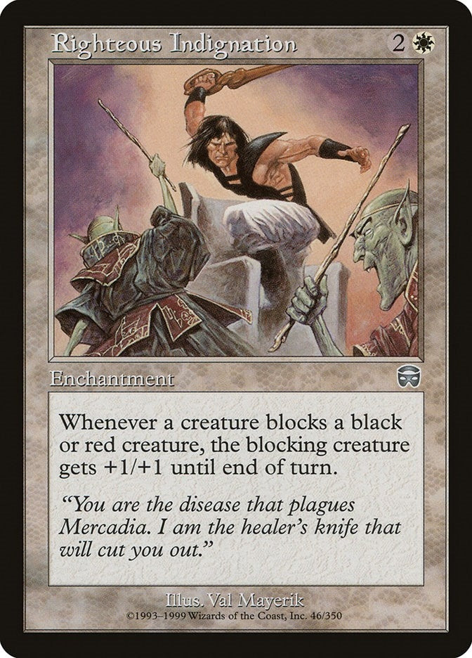 Image for Righteous Indignation (46) (MMQ) - Magic: The Gathering