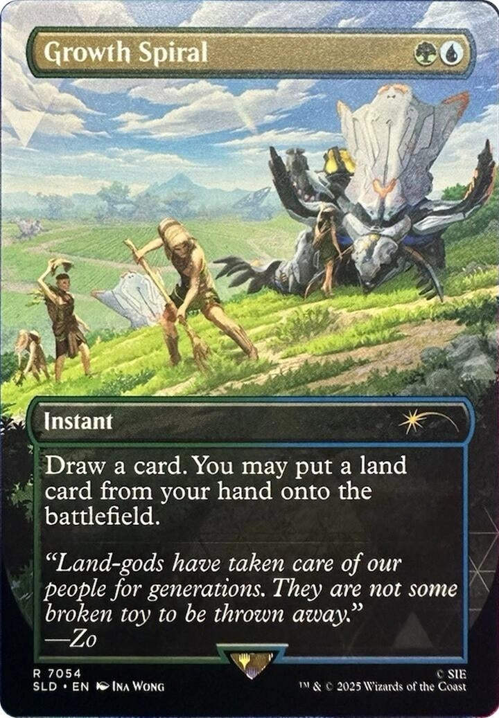 Image for Growth Spiral (7054) (7054) (SLD) - Magic: The Gathering