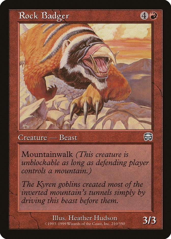 Image for Rock Badger (210) (MMQ) - Magic: The Gathering