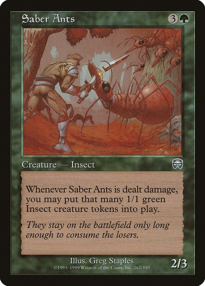 Image for Saber Ants (267) (MMQ) - Magic: The Gathering