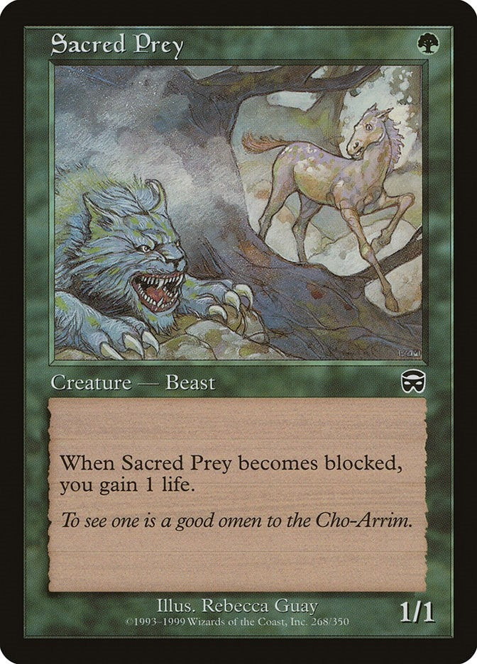 Image for Sacred Prey (268) (MMQ) - Magic: The Gathering