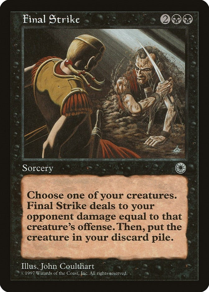 Image for Final Strike (POR) - Magic: The Gathering