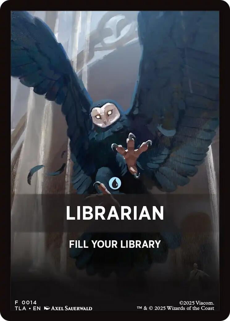 Image for Librarian Theme Card (14) (TLA) - Magic: The Gathering