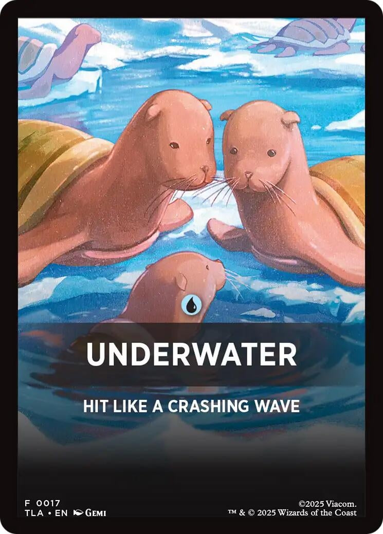 Image for Underwater Theme Card (17) (TLA) - Magic: The Gathering
