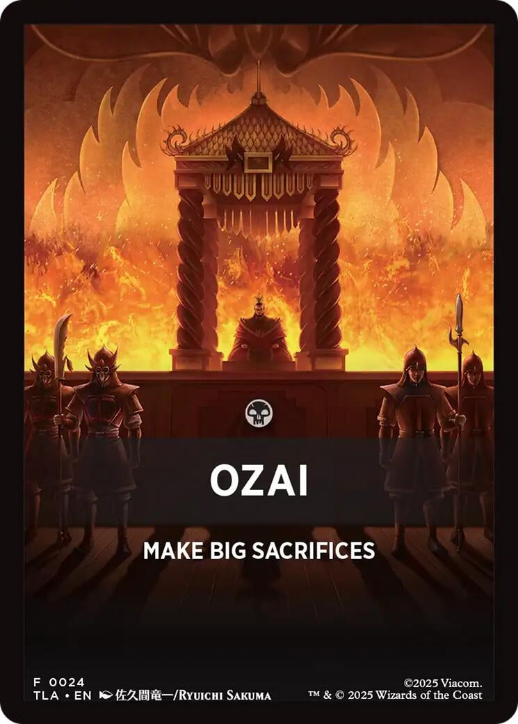 Image for Ozai Theme Card (24) (TLA) - Magic: The Gathering