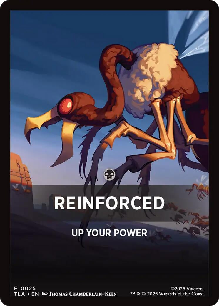 Image for Reinforced Theme Card (25) (TLA) - Magic: The Gathering