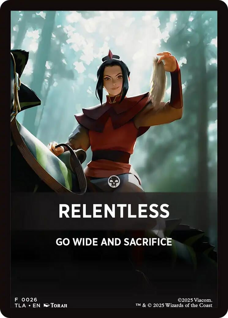 Image for Relentless Theme Card (26) (TLA) - Magic: The Gathering
