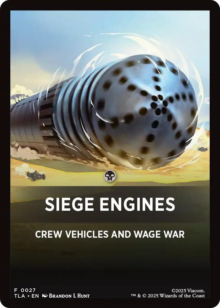 Image for Siege Engines Theme Card (27) (TLA) - Magic: The Gathering
