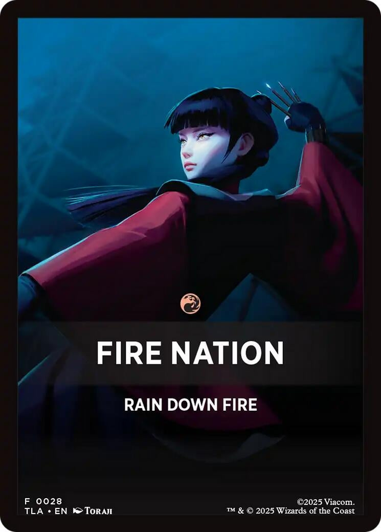 Image for Fire Nation Theme Card (28) (TLA) - Magic: The Gathering