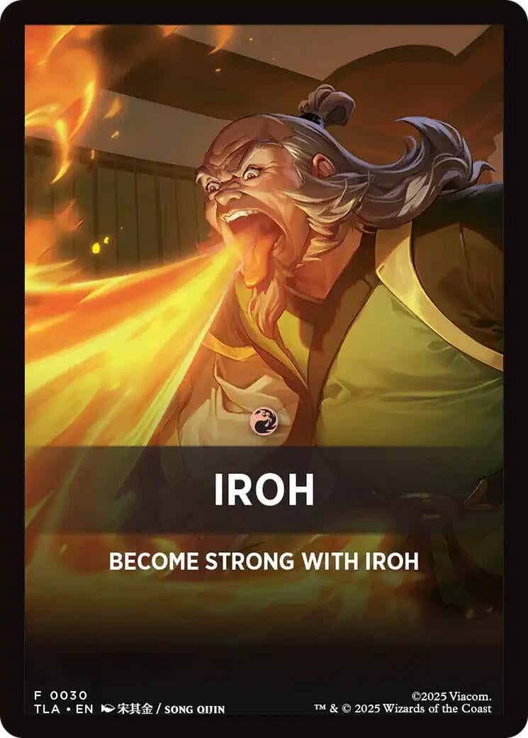 Image for Iroh Theme Card (30) (TLA) - Magic: The Gathering