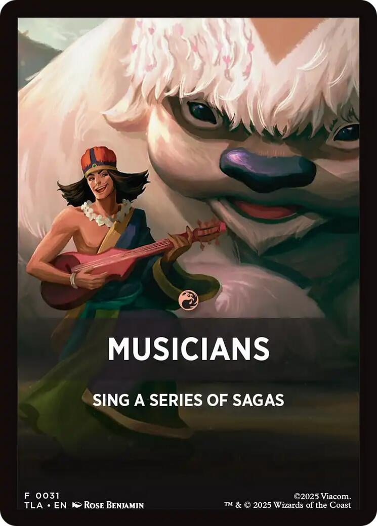 Image for Musicians Theme Card (31) (TLA) - Magic: The Gathering