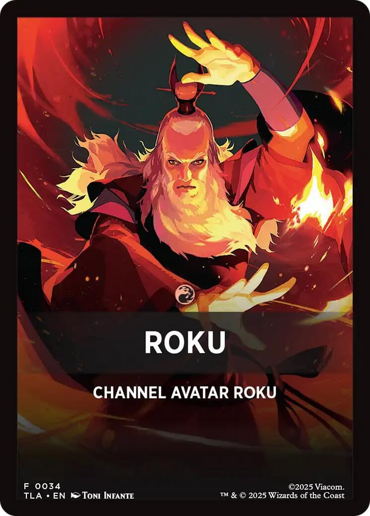Image for Roku Theme Card (34) (TLA) - Magic: The Gathering