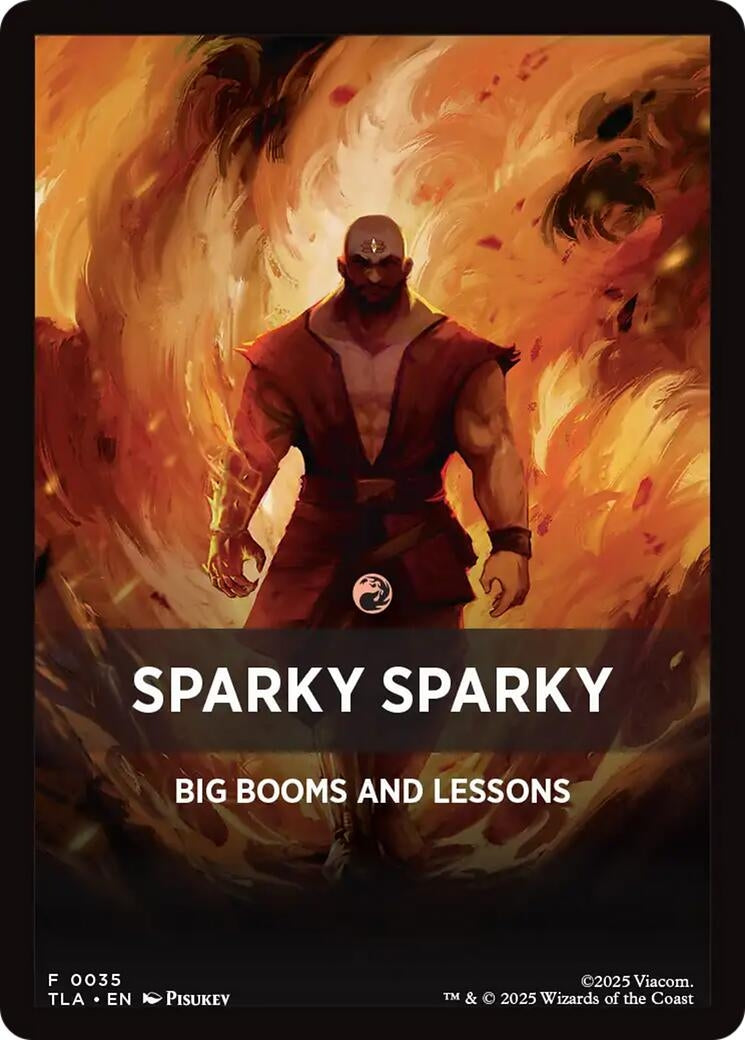 Image for Sparky Sparky Theme Card (35) (TLA) - Magic: The Gathering