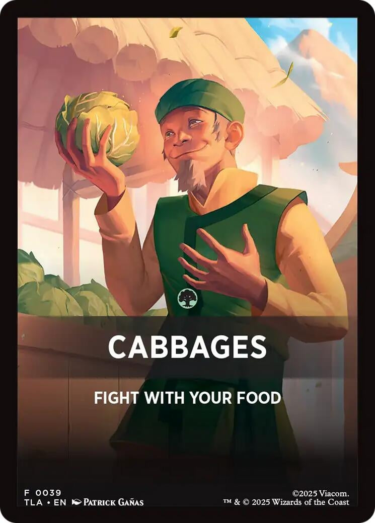 Image for Cabbages Theme Card (39) (TLA) - Magic: The Gathering