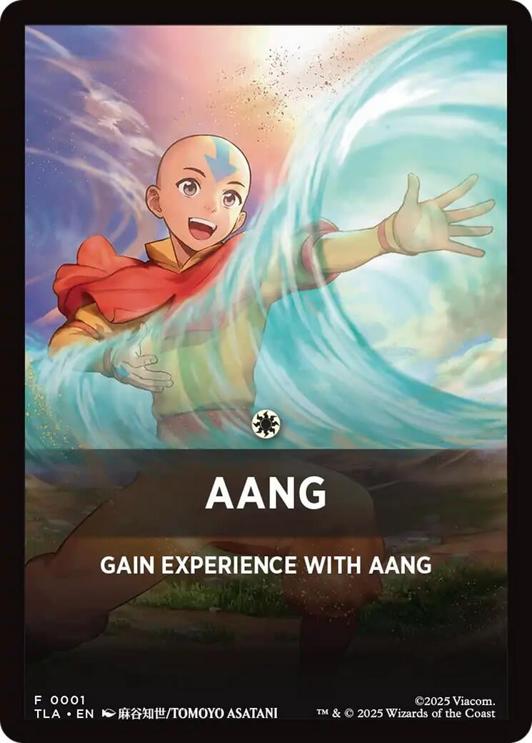 Image for Aang Theme Card (1) (TLA) - Magic: The Gathering