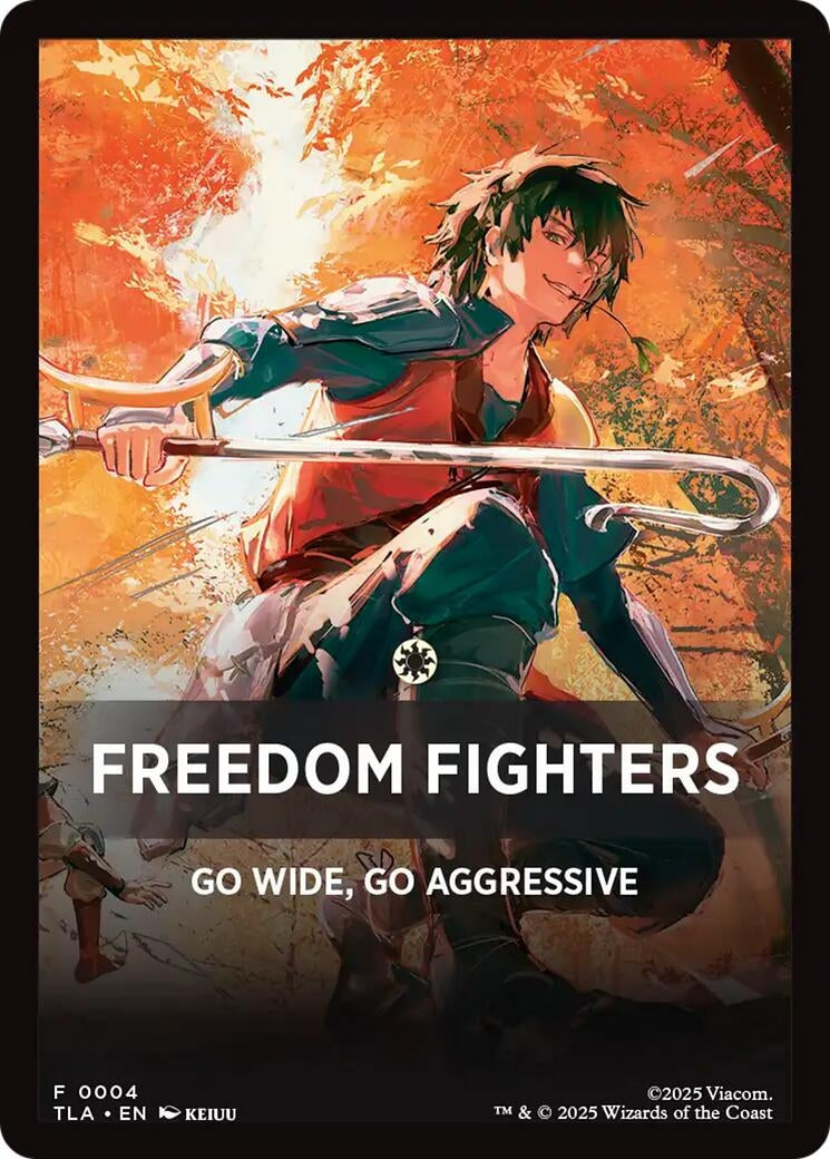 Image for Freedom Fighters Theme Card (4) (TLA) - Magic: The Gathering