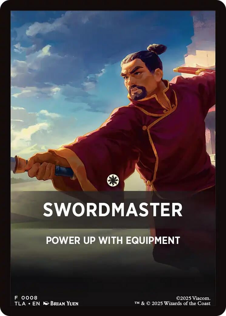 Image for Swordmaster Theme Card (8) (TLA) - Magic: The Gathering