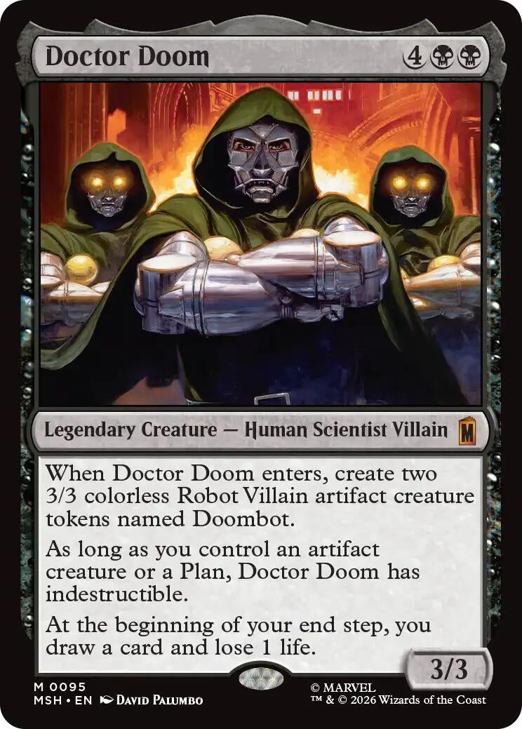 Image for Doctor Doom (95) (MSH) - Magic: The Gathering
