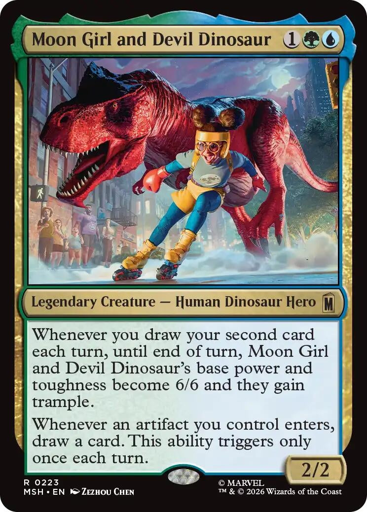 Image for Moon Girl and Devil Dinosaur (223) (MSH) - Magic: The Gathering