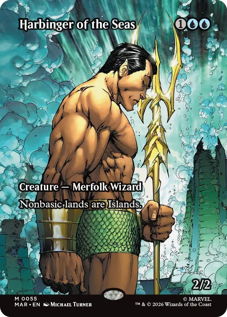 Image for Harbinger of the Seas (Borderless) (55) (MAR) - Magic: The Gathering