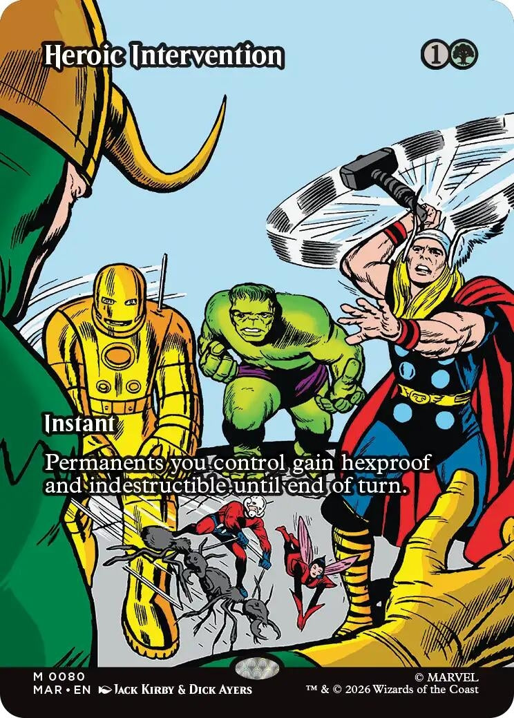Image for Heroic Intervention (0080) (Borderless) (80) (MAR) - Magic: The Gathering