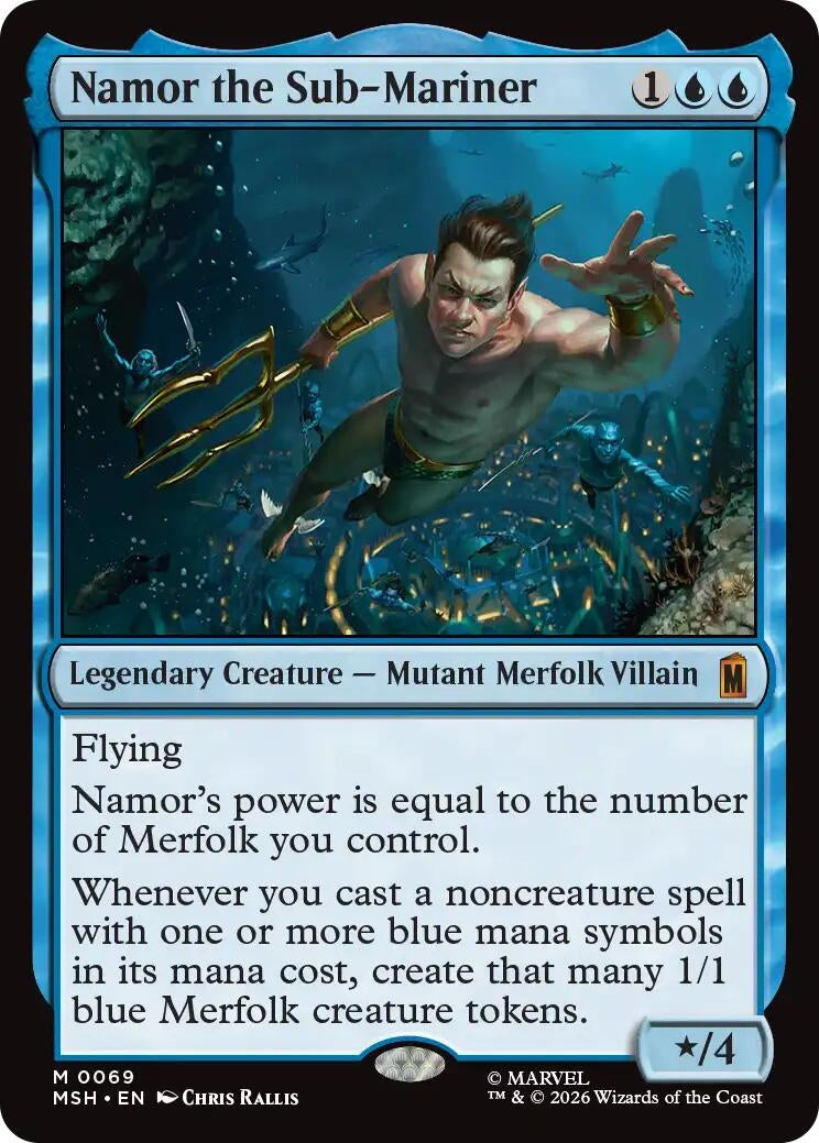Image for Namor the Sub-Mariner (69) (MSH) - Magic: The Gathering