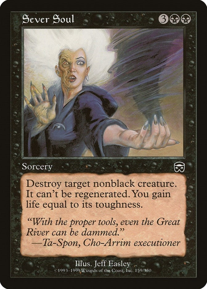 Image for Sever Soul (159) (MMQ) - Magic: The Gathering