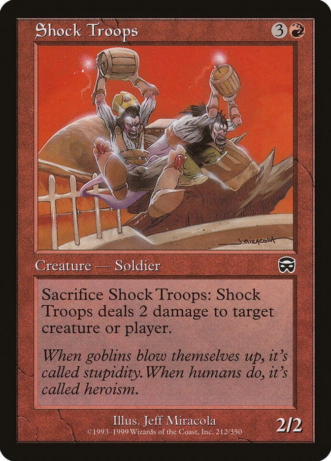 Image for Shock Troops (212) (MMQ) - Magic: The Gathering