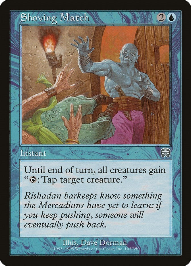 Image for Shoving Match (103) (MMQ) - Magic: The Gathering