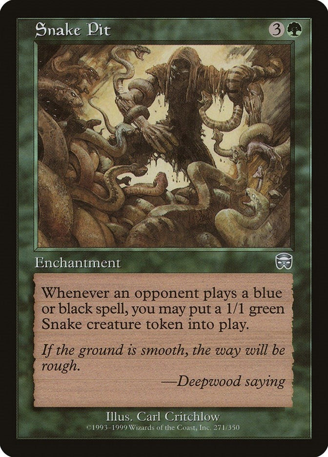 Image for Snake Pit (271) (MMQ) - Magic: The Gathering