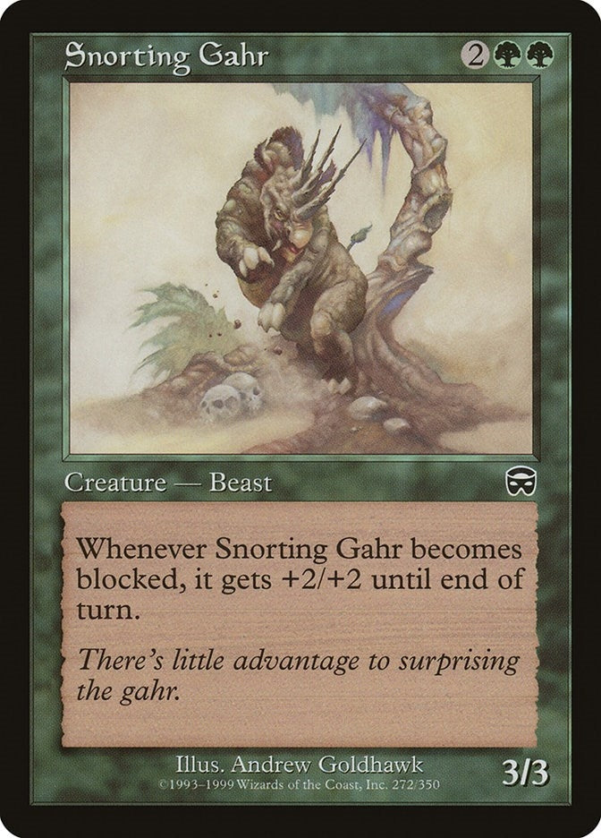 Image for Snorting Gahr (272) (MMQ) - Magic: The Gathering