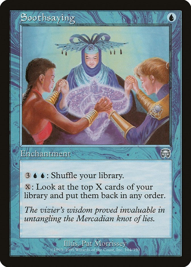 Image for Soothsaying (104) (MMQ) - Magic: The Gathering