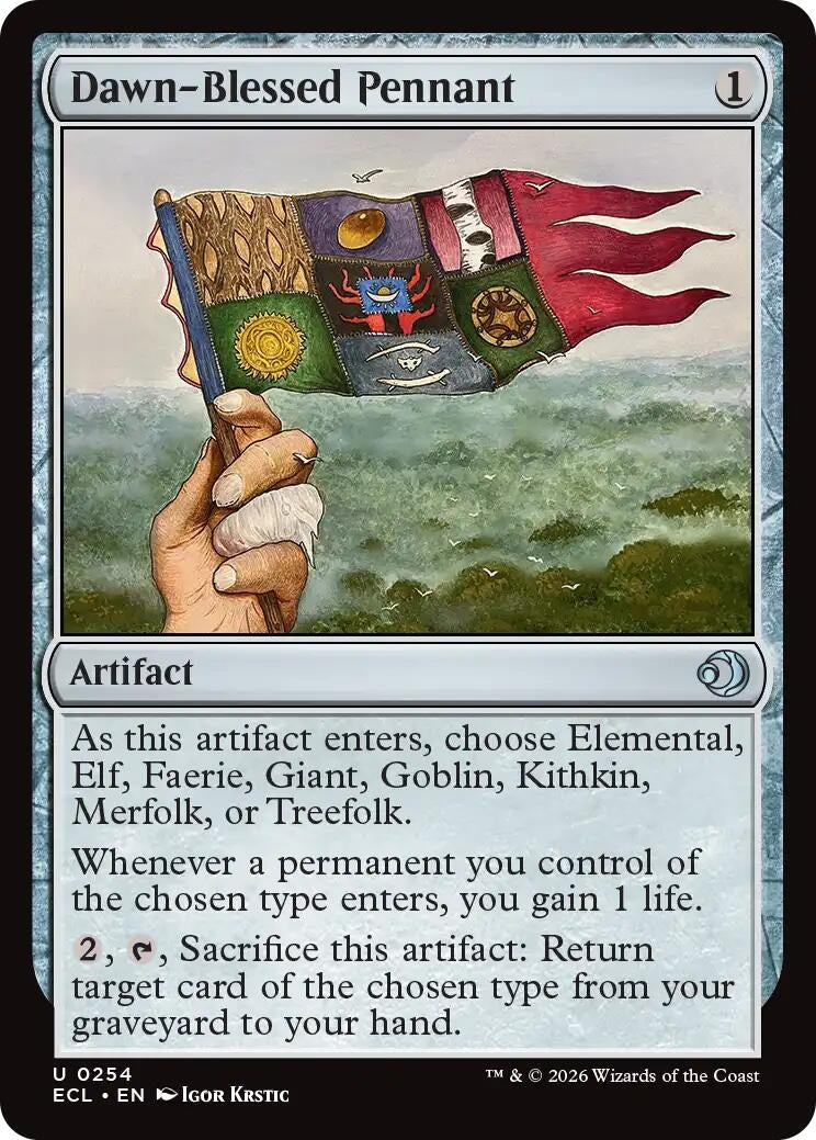 Image for Dawn-Blessed Pennant (254) (ECL) - Magic: The Gathering