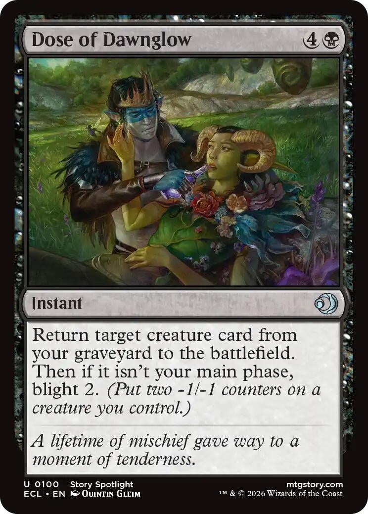 Image for Dose of Dawnglow (100) (ECL) - Magic: The Gathering