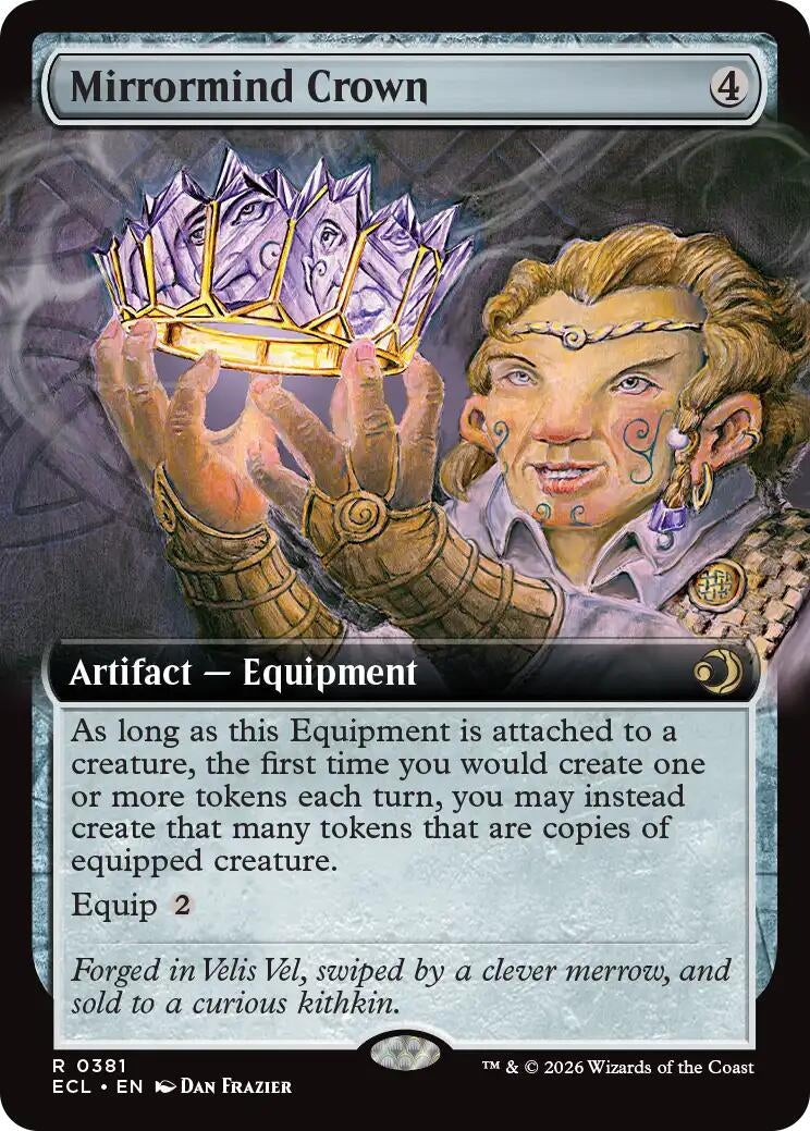 Image for Mirrormind Crown (Extended Art) (381) (ECL) - Magic: The Gathering