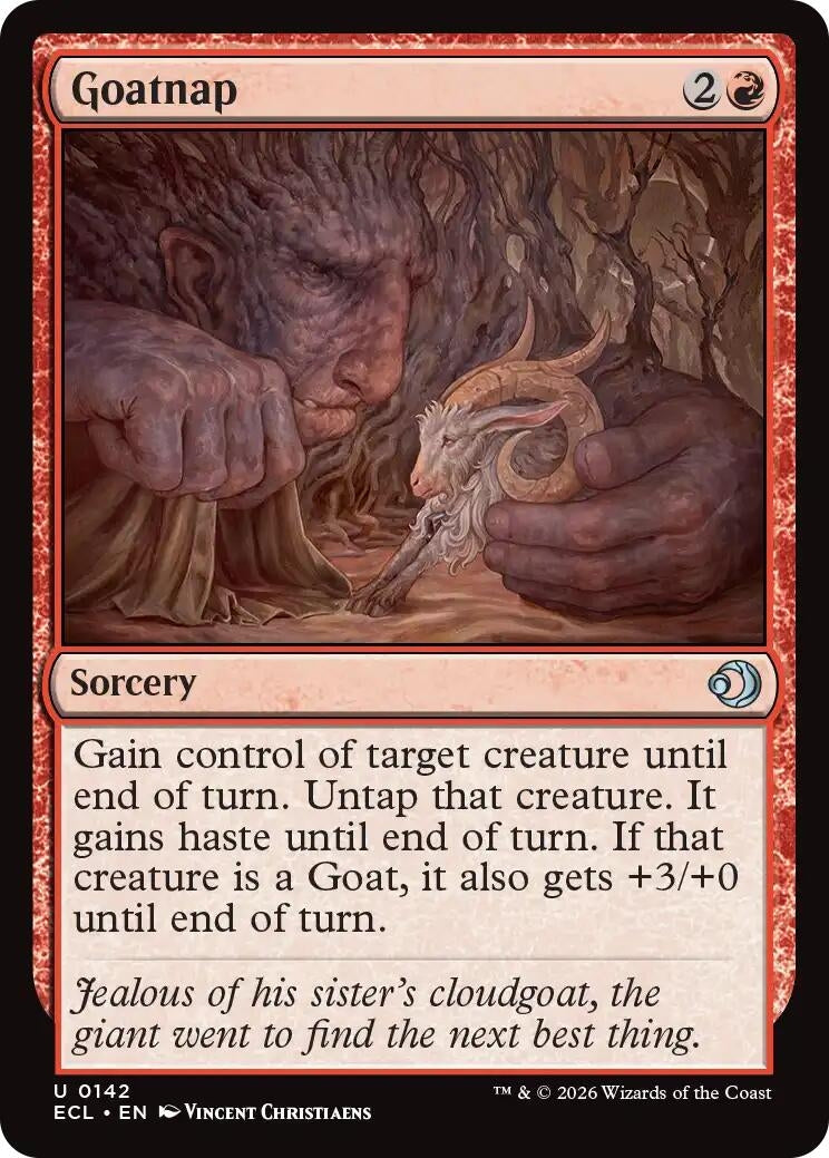 Image for Goatnap (142) (ECL) - Magic: The Gathering
