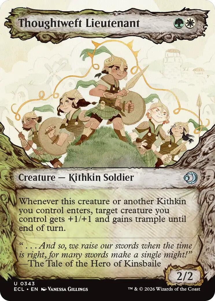 Image for Thoughtweft Lieutenant (Showcase) (343) (ECL) - Magic: The Gathering