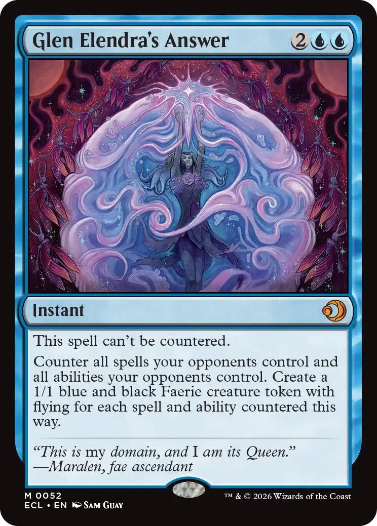 Image for Glen Elendra's Answer (52) (ECL) - Magic: The Gathering