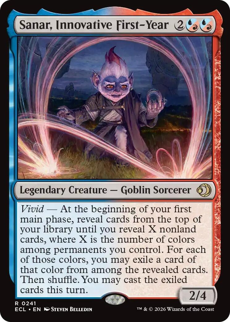 Image for Sanar, Innovative First-Year (241) (ECL) - Magic: The Gathering