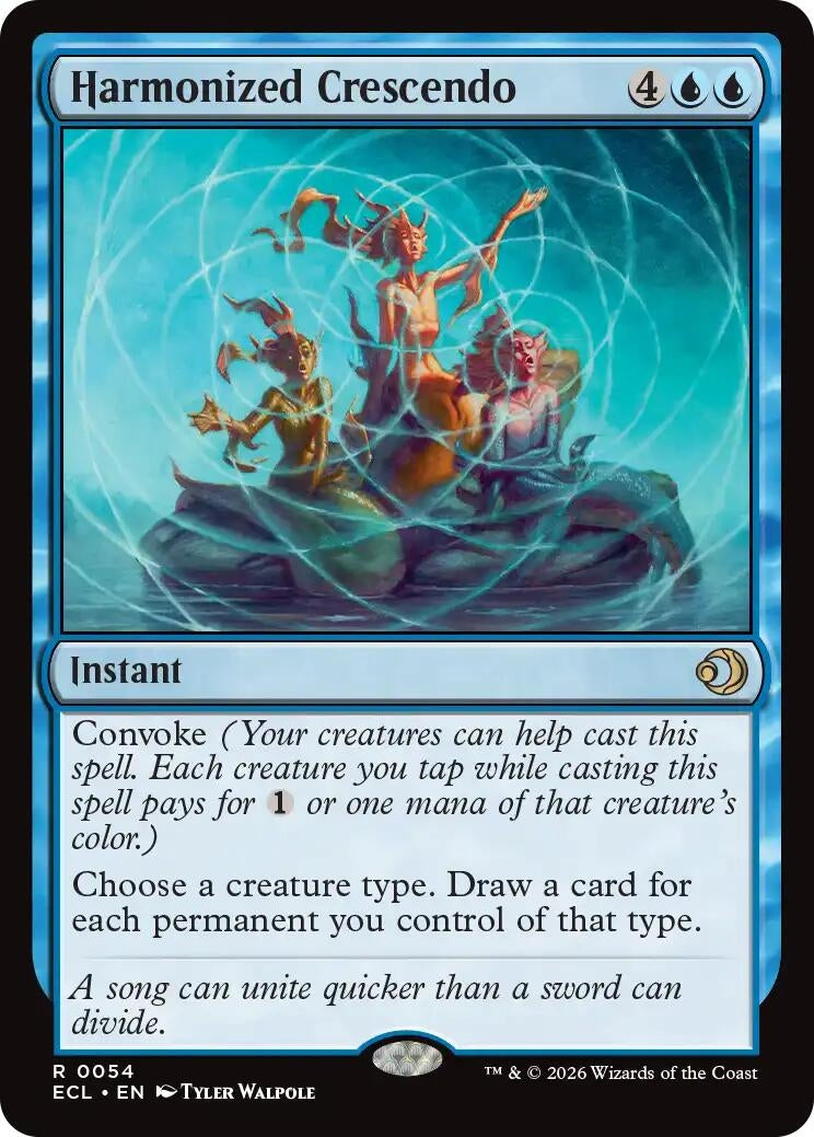 Image for Harmonized Crescendo (54) (ECL) - Magic: The Gathering