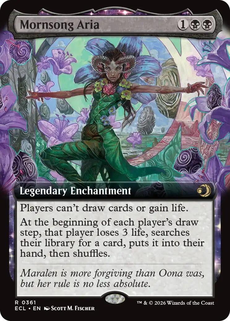 Image for Mornsong Aria (Extended Art) (361) (ECL) - Magic: The Gathering