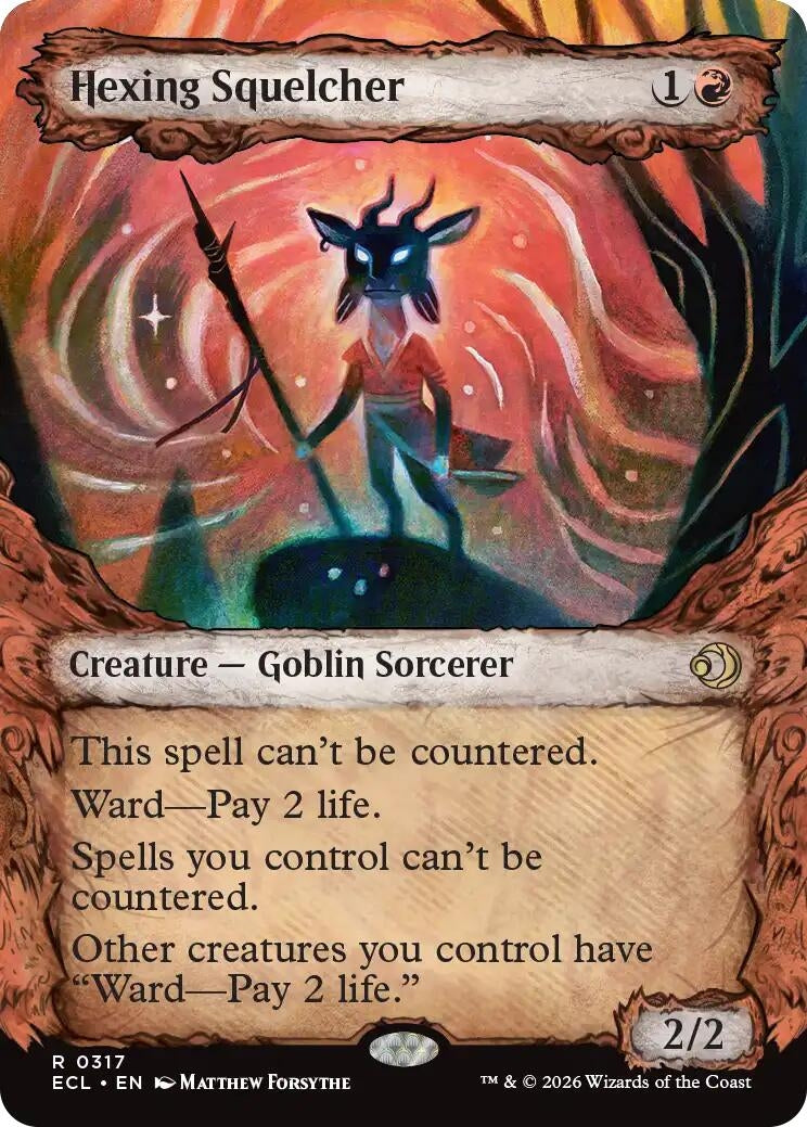 Image for Hexing Squelcher (Showcase) (317) (ECL) - Magic: The Gathering