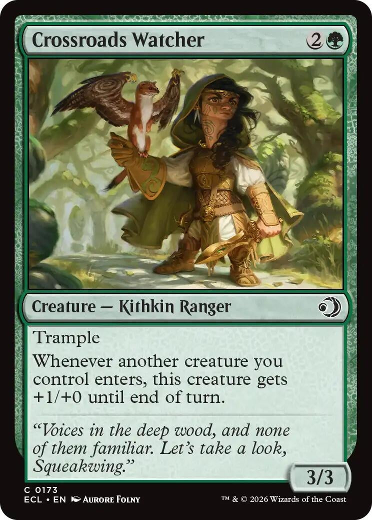 Image for Crossroads Watcher (173) (ECL) - Magic: The Gathering