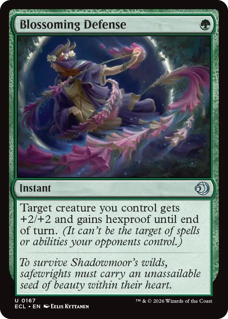 Image for Blossoming Defense (167) (ECL) - Magic: The Gathering