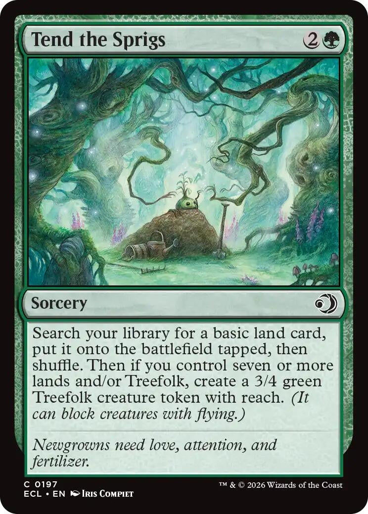 Image for Tend the Sprigs (197) (ECL) - Magic: The Gathering