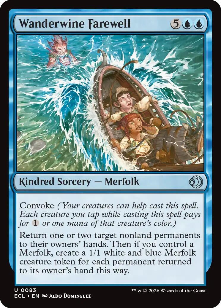 Image for Wanderwine Farewell (83) (ECL) - Magic: The Gathering