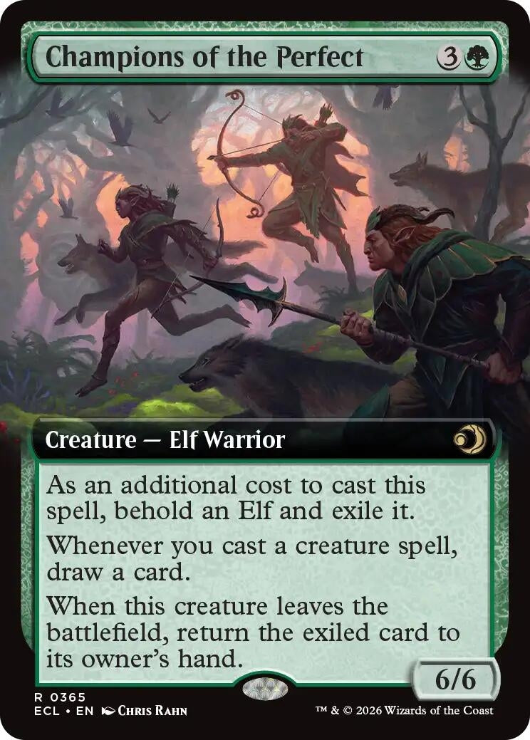 Image for Champions of the Perfect (Extended Art) (365) (ECL) - Magic: The Gathering