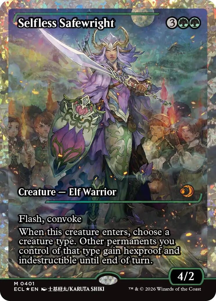 Image for Selfless Safewright (Showcase) (Fracture Foil) (401) (ECL) - Magic: The Gathering