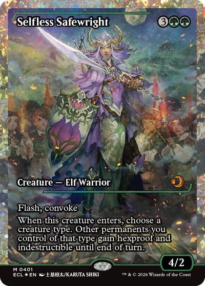 Selfless Safewright (Showcase) (Fracture Foil) (401) (ECL)
