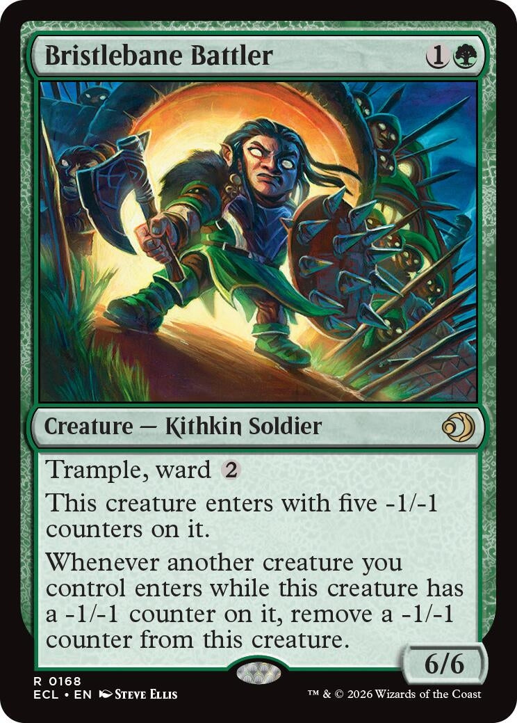 Image for Bristlebane Battler (168) (ECL) - Magic: The Gathering